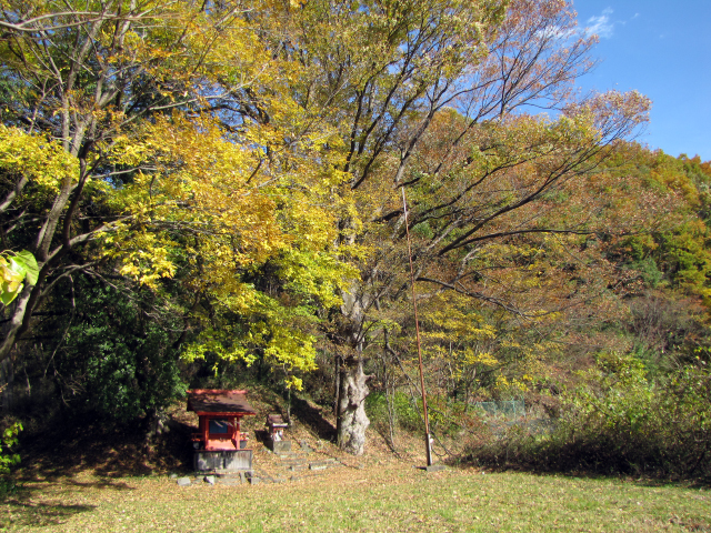 九鬼山・馬立山登山口ちかくの神社、祠