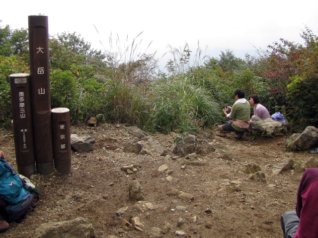 大岳山頂
